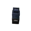 Keystone-inline-koppeling EQUIP Cat.6A ongeafschermd, RJ-45, plat model, zwart, 8 stuks