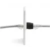 Keystone-inline-koppeling EQUIP Cat.6A ongeafschermd, RJ-45, plat model, zwart, 8 stuks
