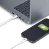 StarTech.com 1 m USB-A naar USB-C oplaadkabel, laden & synchroniseren, 3A, USB 2.0, TPE-mantel – witte USB-oplaadkabel
