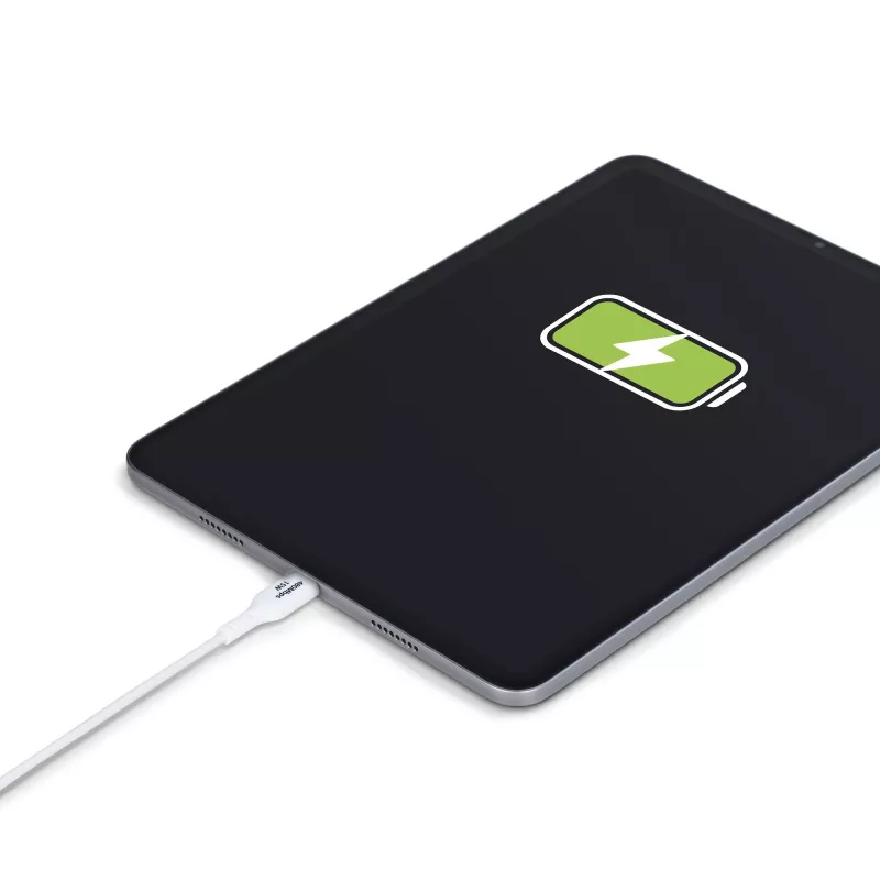 StarTech.com 1 m USB-A naar USB-C oplaadkabel, laden & synchroniseren, 3A, USB 2.0, TPE-mantel – witte USB-oplaadkabel