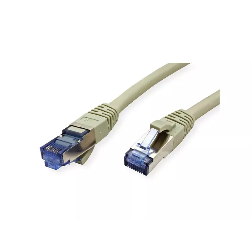Netwerkkabel VALUE 21.99.0859 RJ-45 Cat6a 0,15m grijs