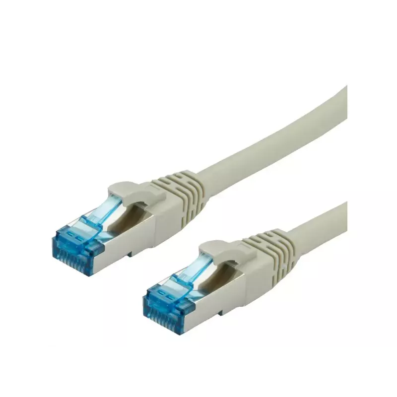 Netwerkkabel VALUE 21.99.0859 RJ-45 Cat6a 0,15m grijs