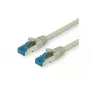 Netwerkkabel VALUE 21.99.0859 RJ-45 Cat6a 0,15m grijs