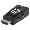 Manhattan HDMI naar VGA (met audio) converter, 1080p, stekker naar bus, micro-USB stroomingang voor extra stroomvoorziening indien nodig, zwart, drie jaar garantie