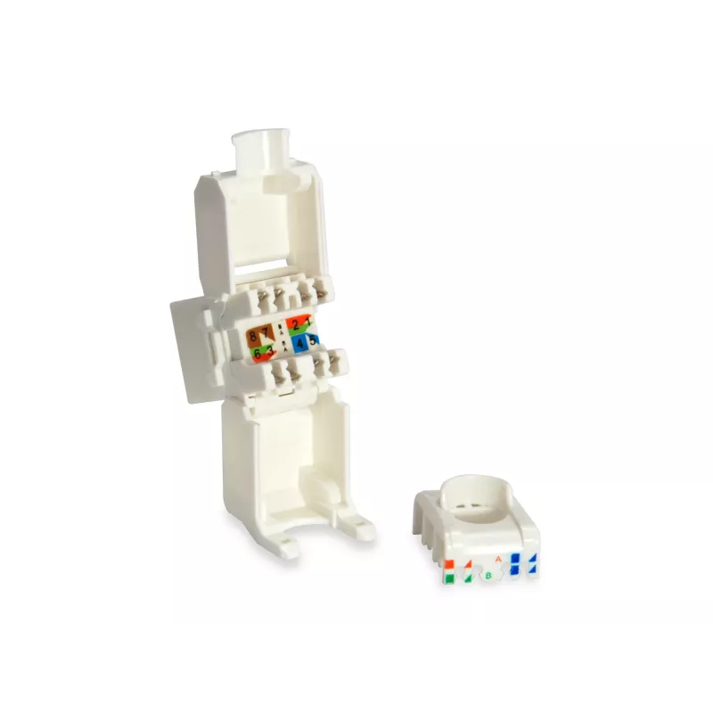 Cat.6 ongeafgeschermde keystone jack gereedschapsvrij Equip 769216