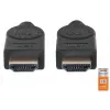 HDMI-kabel met ethernet Manhattan HDMM1MP 1m stekker naar stekker zwart