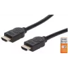 HDMI-kabel stekker naar stekker Manhattan HDMM2MP 1,8 m zwart