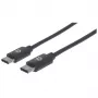 USB-C-kabel Manhattan USB2CC1M 1m stekker naar stekker
