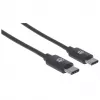 USB-C-kabel Manhattan USB2CC1M 1m stekker naar stekker