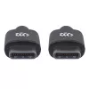 USB-C-kabel Manhattan USB2CC1M 1m stekker naar stekker