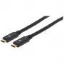 USB-C-kabel Manhattan USB315CC2M 2 m stekker naar stekker zwart