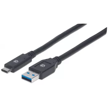 USB-C-naar-USB-A-kabel Manhattan 354981 3 m stekker naar stekker