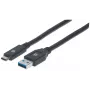 USB-C-naar-USB-A-kabel Manhattan 354981 3 m stekker naar stekker