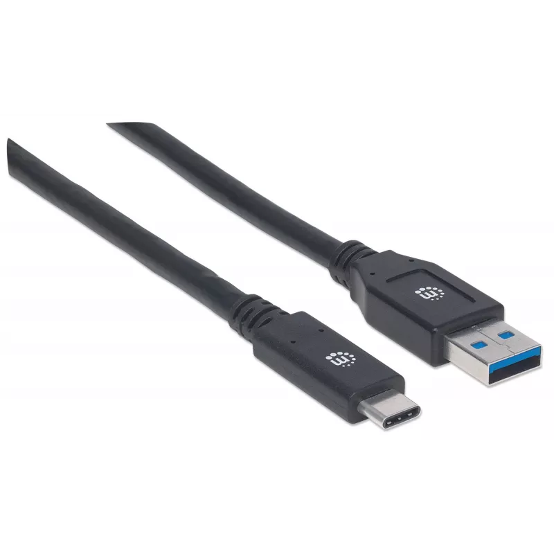 USB-C-naar-USB-A-kabel Manhattan 354981 3 m stekker naar stekker