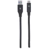 USB-C-naar-USB-A-kabel Manhattan 354981 3 m stekker naar stekker