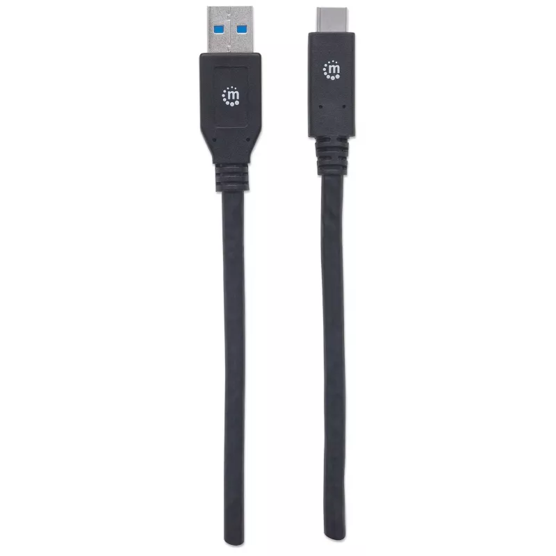 USB-C-naar-USB-A-kabel Manhattan 354981 3 m stekker naar stekker