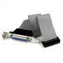 StarTech.com low-profile 16-inch parallel-port header-kabeladapter met slotbeugel – DB25 (F) naar IDC26