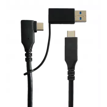 Microconnect USB3.1CC1MDE-N USB-kabel USB 3.2 Gen 1 (3.1 Gen 1) 1 m USB C zwart