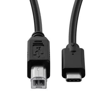Microconnect USB3.1C2B5 USB-kabel USB 2.0 5 m USB C USB B zwart