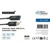Microconnect MC-USB3.0AAF25AOP USB-kabel USB 3.2 Gen 2 (3.1 Gen 2) 25 m USB A zwart