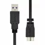ProXtend USB-A 3.2 Gen 1 naar Micro-B kabel zwart 0,5 m