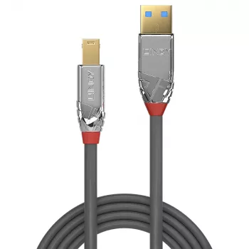 Lindy 5m USB 3.0 Type-A-naar-B-kabel, 5 Gbit/s, Cromo Line
