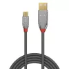 Lindy 3m USB 2.0 Type-A-naar-Micro-B-kabel, Cromo Line