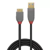 Lindy 3m USB 3.2 Type-A naar Micro-B-kabel, 5Gbit/s, Anthra Line