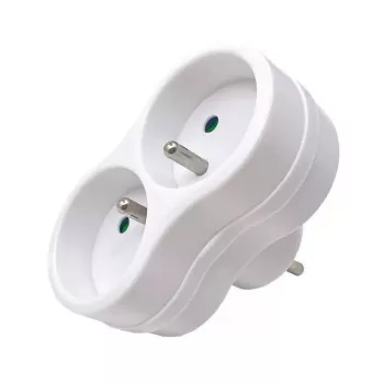 Microconnect Plug EU 1+2FRW MicroConnect stroomadapter