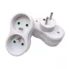 Microconnect Plug EU 1+2FRW MicroConnect stroomadapter