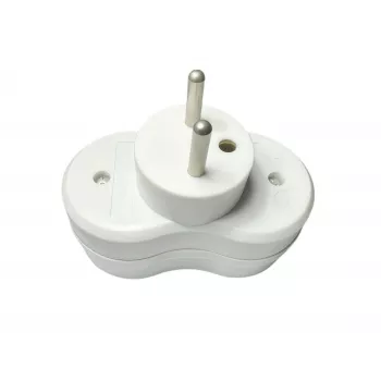 Stopcontactschakelaar MicroConnect MC-PLUGOOEU1+2FRW EU-type