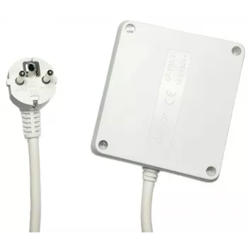 Microconnect MC-PSSQUARE040150FRW stroomverlenging 1,5 m 4 AC-stopcontacten binnen wit