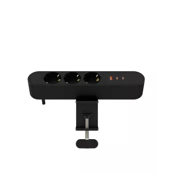 Stekkerdoos voor het bureau MicroConnect MC-MDPS-EU3-67W — 3 stopcontacten, 67 W totaalvermogen