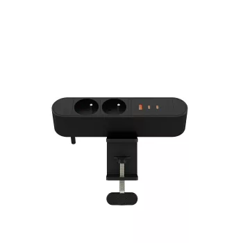 Stekkerdoos voor het bureau MicroConnect MC-MDPS-FR2-67W — 2 stopcontacten, 67W totaalvermogen