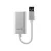 Audio-converter Lindy USB Type-A naar audio-converter, zilver/wit, 25 g