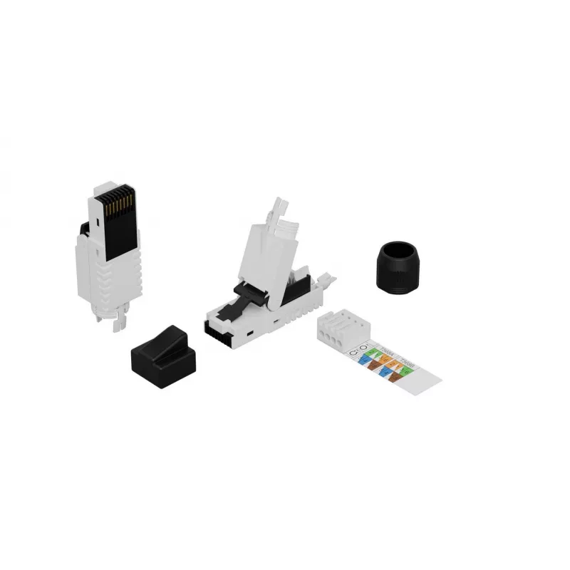 Lanview LVN125445-CAT6A-UTP RJ45 UTP-stekker Cat6a, AWG22-24