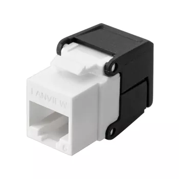 Keystone-module Lanview LVN128078 plat zwart RJ-45