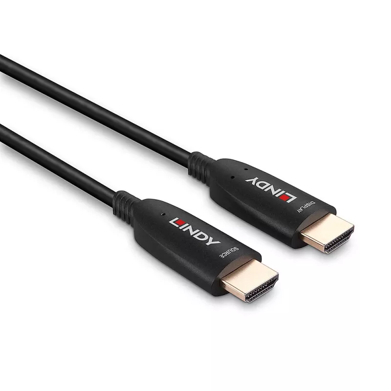 HDMI-kabel Lindy 38513 30m HDMI Type-A stekker 2.1 48 Gbit/s zwart