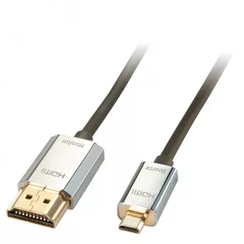 Lindy 3m CROMO slanke Active High Speed HDMI 2.0 A/D-kabel met Ethernet en 4K-ondersteuning
