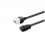 HDMI-bus Keystone-module VivoLink PROKEYHDMIFF0.2W — wit, paneelmontagemodule
