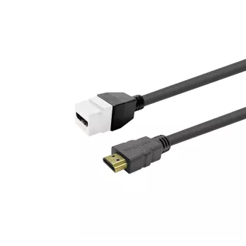 VivoLink HDMI-female Keystone-inzet PROKEYHDMIFM2W wit — HDMI-bus Keystone-module