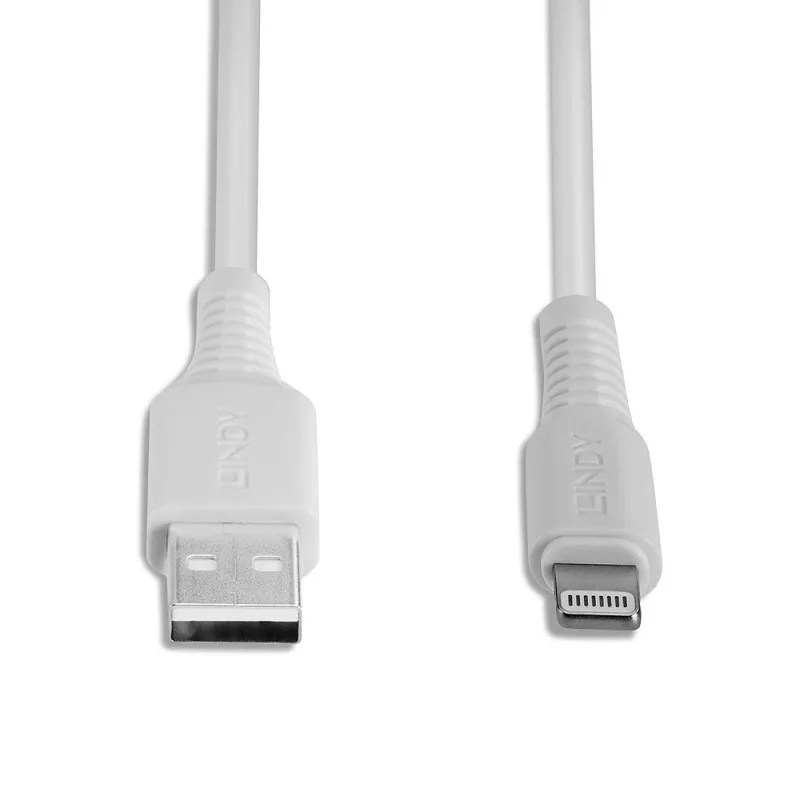 Lindy 1 m USB-naar-Lightning-kabel, wit