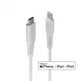 Lindy 3 m USB Type-C naar Lightning-kabel wit