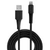 Lindy 3 m USB naar Lightning-kabel zwart
