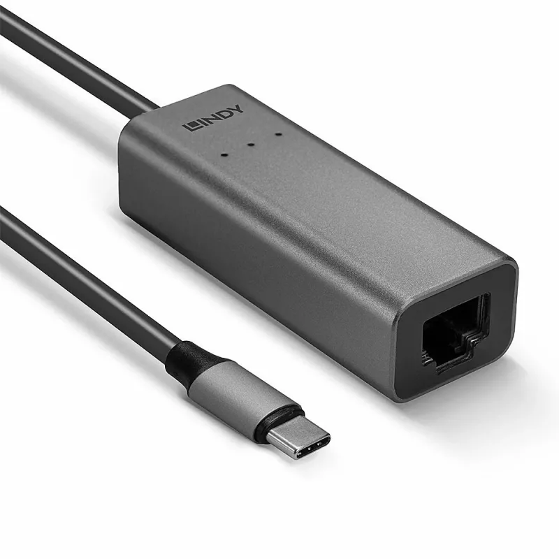 Ethernet-adapter Lindy USB 3.2 Type-C 2.5G 43314