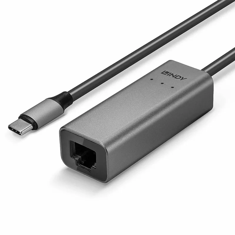 Ethernet-adapter Lindy USB 3.2 Type-C 2.5G 43314