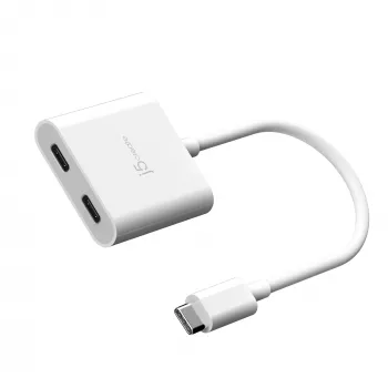 USB-C naar dual-USB-C-adapter j5create JCA164-N 3840x2160 240Hz