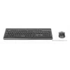 Toetsenbord Manhattan 180771 draadloos QWERTY zwart muis inbegrepen