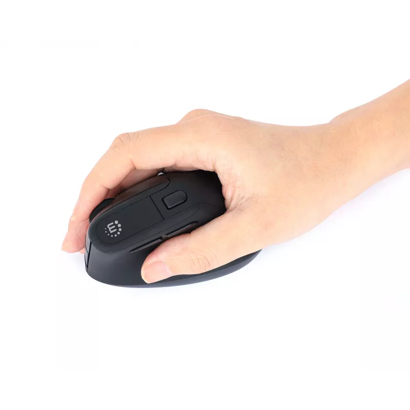 Draadloze muis Manhattan ergonomisch verticaal rechtshandig RF