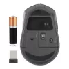 Manhattan MW6200 draadloze muis, USB-A-nano-ontvanger, zwart